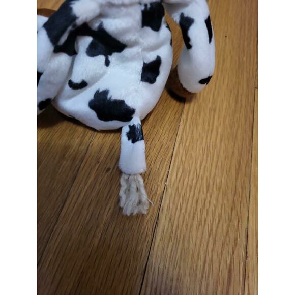 TY Beanie Baby βTipsyβ the Cow β Retired 2004 β With Tags β Cute Black & White - Picture 2 of 6